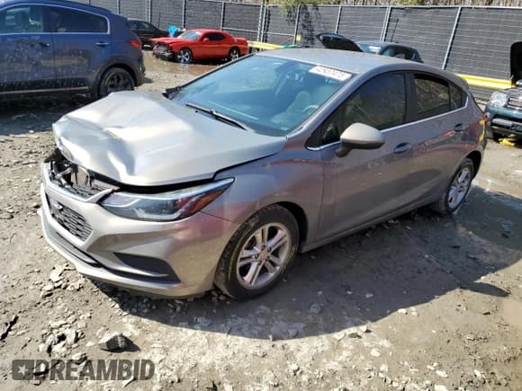 ✅ 2018 Chevrolet Cruze LT • VIN: 3G1BE6SM3JS548218 • Lot: 42937473. Listed on Copart with 85,494 mi. Free auction sales archive from the USA and detailed vehicle history report at DreamBid. Image 1.