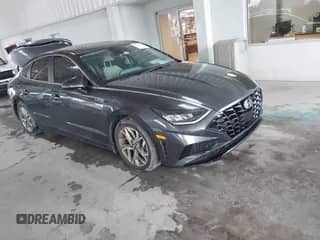 2023 Hyundai Sonata SEL with VIN KMHL64JA5PA266835, listed as a IAAI auction lot 43384872 with 39,163 mi miles and . Bid and sale history available at DreamBid. Image 1.