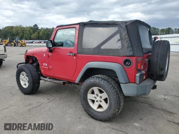 ✅ 2008 Jeep Wrangler X • VIN: 1J4FA24118L547546 • Lot: 81910735. Listed on Copart with 103,470 mi. Free auction sales archive from the USA and detailed vehicle history report at DreamBid. Image 2.