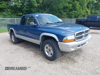 ✅ 2004 Dodge Dakota SLT • VIN: 1D7HG42N34S623403 • Lot: 42671593. Wystawiony na IAAI z przebiegiem 142 220 mil. Bezpłatny archiwum sprzedaży aukcyjnych z USA i szczegółowy raport historii pojazdu na DreamBid. Zdjęcie 1.