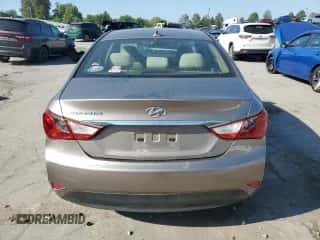 2014 Hyundai Sonata GLS with VIN 5NPEB4AC2EH884730, listed as a Copart auction lot 80583955 with 182,518 mi miles and Salvage title. Bid and sale history available at DreamBid. Image 6.