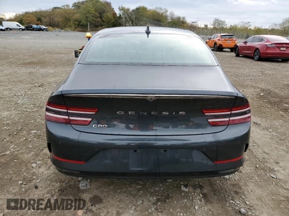 ✅ 2023 Genesis G80 • VIN: KMTGE4S10PU005250 • Лот: 90238375. Опубликован ранее на Copart с пробегом 50 272 миль. Бесплатный доступ к архиву аукционных продаж из США и подробный отчёт об истории автомобиля на DreamBid. Изображение 6.