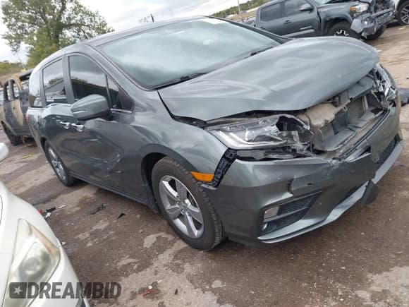 ✅ 2018 Honda Odyssey EX-L • VIN: 5FNRL6H7XJB096838 • Лот: 43560849. Опубликован ранее на IAAI с пробегом 88 239 миль. Бесплатный доступ к архиву аукционных продаж из США и подробный отчёт об истории автомобиля на DreamBid. Изображение 1.