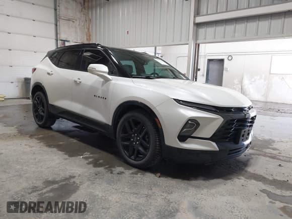 ✅ 2023 Chevrolet Blazer RS • VIN: 3GNKBKRSXPS233767 • Lot: 42473882. Listed on IAAI with 39,172 mi. Free auction sales archive from the USA and detailed vehicle history report at DreamBid. Image 1.