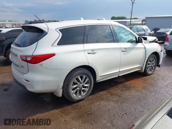 ✅ 2014 Infiniti QX60 • VIN: 5N1AL0MN0EC552262 • Lot: 43238603. Wystawiony na IAAI z przebiegiem 96 840 mil. Bezpłatny archiwum sprzedaży aukcyjnych z USA i szczegółowy raport historii pojazdu na DreamBid. Zdjęcie 4.