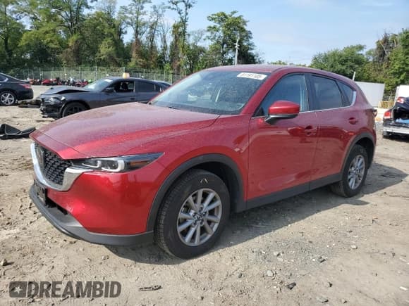 ✅ 2023 Mazda CX-5 S Select • VIN: JM3KFBBM6P0242229 • Lot: 81191105. Listed on Copart with 25,820 mi. Free auction sales archive from the USA and detailed vehicle history report at DreamBid. Image 1.