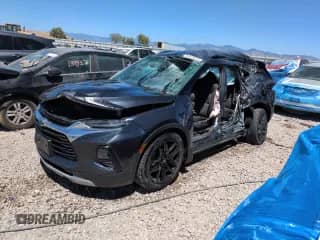 2022 Chevrolet Blazer LT z VIN 3GNKBHR43NS209604, wystawiony jako Copart lot #61470225 z przebiegiem Nie podano mil oraz Nie do naprawy • Non repairable. Historia ofert i sprzedaży dostępna na DreamBid. Obrazek 1.