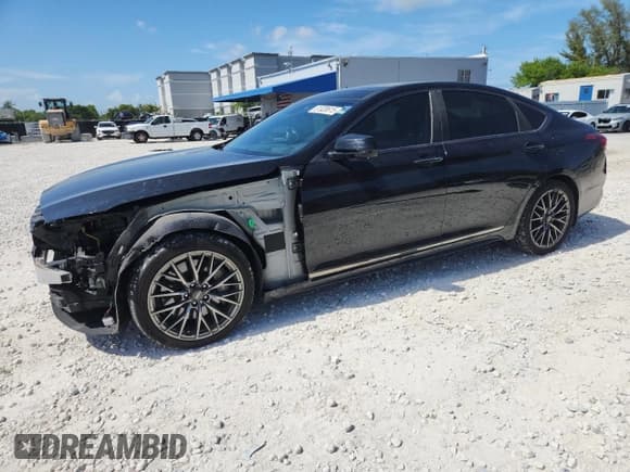 ✅ 2020 Genesis G80 Sport • VIN: KMTFN4JB8LU337856 • Lot: 61028615. Listed on Copart with 34,078 mi. Free auction sales archive from the USA and detailed vehicle history report at DreamBid. Image 1.