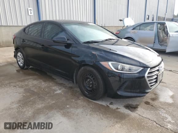 ✅ 2017 Hyundai Elantra SE • VIN: 5NPD74LF4HH071866 • Lot: 80062495. Listed on Copart with 264,872 mi. Free auction sales archive from the USA and detailed vehicle history report at DreamBid. Image 4.