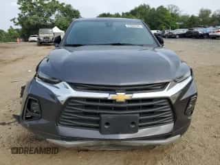 2022 Chevrolet Blazer LT with VIN 3GNKBHR48NS141140, listed as a Copart auction lot 67086294 with 52,333 mi miles and Salvage title. Bid and sale history available at DreamBid. Image 5.