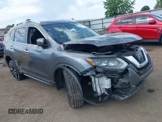 ✅ 2017 Nissan Rogue SL • VIN: JN8AT2MV9HW018040 • Lot: 42363401. Listed on IAAI with 76,020 mi. Free auction sales archive from the USA and detailed vehicle history report at DreamBid. Image 1.