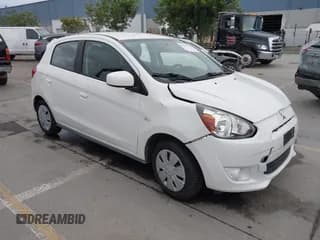 ✅ 2015 Mitsubishi Mirage DE • VIN: ML32A3HJXFH048610 • Lot: 43727767. Listed on IAAI with 73,322 mi. Free auction sales archive from the USA and detailed vehicle history report at DreamBid. Image 1.