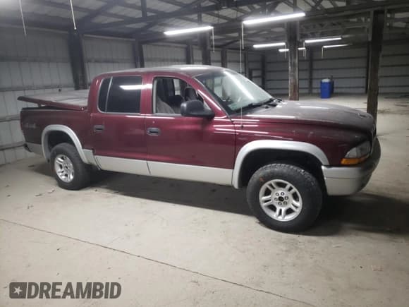 ✅ 2003 Dodge Dakota SLT • VIN: 1D7HG48N63S215614 • Lot: 82770034. Wystawiony na Copart z przebiegiem 174 211 mil. Bezpłatny archiwum sprzedaży aukcyjnych z USA i szczegółowy raport historii pojazdu na DreamBid. Zdjęcie 4.
