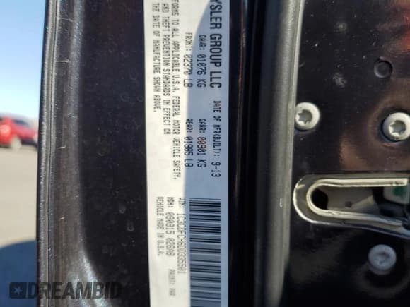 ✅ 2013 Dodge Dart Limited • VIN: 1C3CDFCH6DD335501 • Лот: 83768315. Опубликован ранее на Copart с пробегом 87 146 миль. Бесплатный доступ к архиву аукционных продаж из США и подробный отчёт об истории автомобиля на DreamBid. Изображение 12.