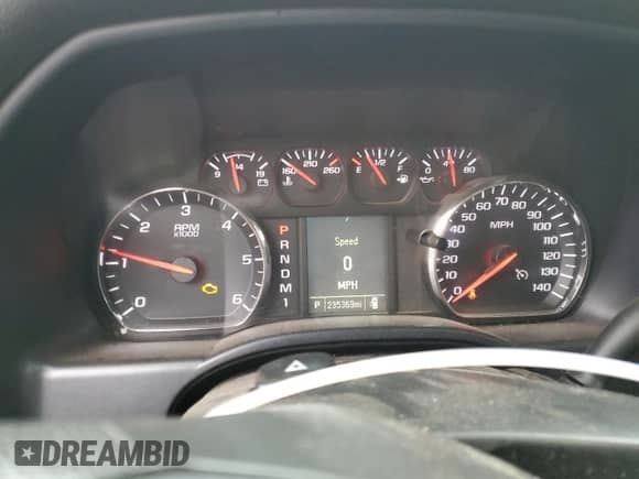 2015 Chevrolet Silverado 2500HD Work Truck with VIN 1GC1KUEGXFF537668, listed as a Copart auction lot 41857555 with 235,369 mi miles and Salvage title. Bid and sale history available at DreamBid. Image 9.