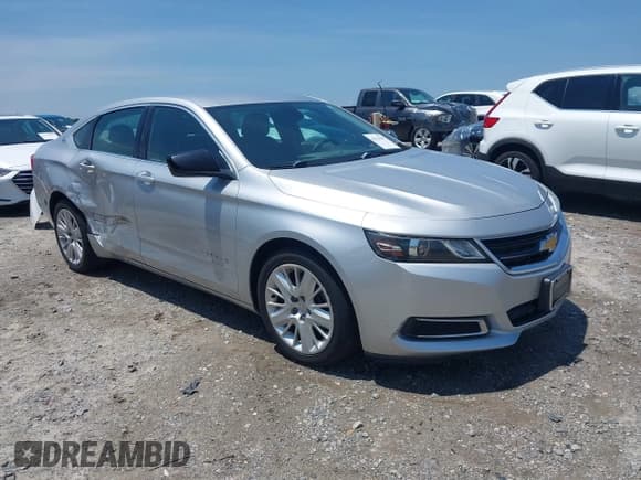 ✅ 2016 Chevrolet Impala LS • VIN: 2G11X5SA9G9191039 • Lot: 42614381. Listed on IAAI with 152,216 mi. Free auction sales archive from the USA and detailed vehicle history report at DreamBid. Image 1.