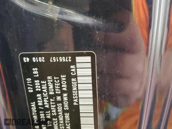 ✅ 2011 Volkswagen Eos Komfort • VIN: WVWBW7AH6BV003513 • Lot: 67295375. Wystawiony na Copart z przebiegiem 107 690 mil. Bezpłatny archiwum sprzedaży aukcyjnych z USA i szczegółowy raport historii pojazdu na DreamBid. Zdjęcie 12.