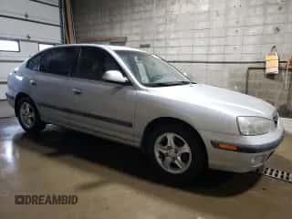 2002 Hyundai Elantra GT z VIN KMHDN55D02U061920, wystawiony jako Copart lot #78092494 z przebiegiem 85 356 mil mil oraz Czysty tytuł • Clean title. Historia ofert i sprzedaży dostępna na DreamBid. Obrazek 4.