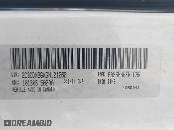 ✅ 2016 Dodge Charger SE • VIN: 2C3CDXBGXGH121262 • Лот: 43652599. Опубликован ранее на IAAI с пробегом 110 996 миль. Бесплатный доступ к архиву аукционных продаж из США и подробный отчёт об истории автомобиля на DreamBid. Изображение 9.