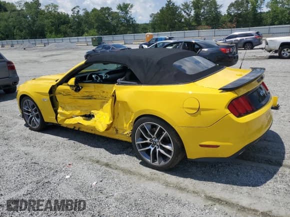 ✅ 2017 Ford Mustang GT Premium • VIN: 1FATP8FF1H5271320 • Lot: 67266195. Listed on Copart with 50,176 mi. Free auction sales archive from the USA and detailed vehicle history report at DreamBid. Image 2.