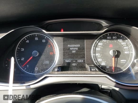 ✅ 2013 Audi A4 Prestige • VIN: WAUMFAFL3DN018389 • Lot: 80709084. Listed on Copart with 74,353 mi. Free auction sales archive from the USA and detailed vehicle history report at DreamBid. Image 9.