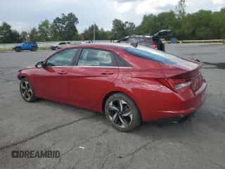 2023 Hyundai Elantra Limited z VIN KMHLP4AG2PU381683, wystawiony jako Copart lot #80938235 z przebiegiem 41 195 mil mil oraz Szkoda całkowita • Salvage title. Historia ofert i sprzedaży dostępna na DreamBid. Obrazek 2.