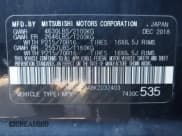 ✅ 2019 Mitsubishi Eclipse Cross ES • VIN: JA4AT3AA8KZ032403 • Lot: 42134521. Listed on IAAI with 119,362 mi. Free auction sales archive from the USA and detailed vehicle history report at DreamBid. Image 9.