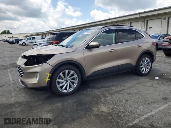 ✅ 2021 Ford Escape Titanium Hybrid • VIN: 1FMCU9DZ0MUB14993 • Лот: 64094045. Опубликован ранее на Copart с пробегом 14 167 миль. Бесплатный доступ к архиву аукционных продаж из США и подробный отчёт об истории автомобиля на DreamBid. Изображение 1.