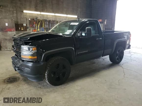 ✅ 2017 Chevrolet Silverado 1500 Work Truck • VIN: 1GCNKNECXHZ125174 • Лот: 60608245. Опубликован ранее на Copart с пробегом 99 045 миль. Бесплатный доступ к архиву аукционных продаж из США и подробный отчёт об истории автомобиля на DreamBid. Изображение 1.