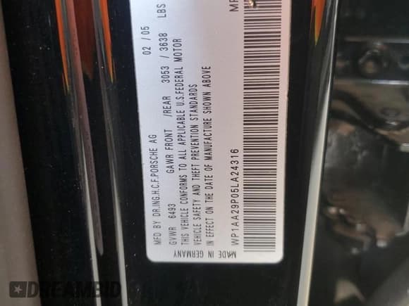 ✅ 2005 Porsche Cayenne • VIN: WP1AA29P05LA24316 • Lot: 60522815. Wystawiony na Copart z przebiegiem 168 668 mil. Bezpłatny archiwum sprzedaży aukcyjnych z USA i szczegółowy raport historii pojazdu na DreamBid. Zdjęcie 13.