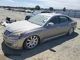 ✅ 2013 Hyundai Equus Signature • VIN: KMHGH4JH8DU063666 • Лот: 63621585. Опубликован ранее на Copart с пробегом Не указан. Бесплатный доступ к архиву аукционных продаж из США и подробный отчёт об истории автомобиля на DreamBid. Изображение 1.