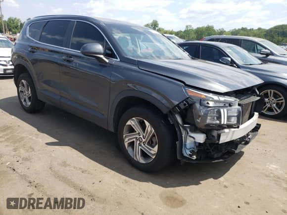 2022 Hyundai Santa Fe SE z VIN 5NMS1DAJ9NH417869, wystawiony jako Copart lot #58532455 z przebiegiem 57 783 mil mil oraz Szkoda całkowita • Salvage title. Historia ofert i sprzedaży dostępna na DreamBid. Obrazek 4.