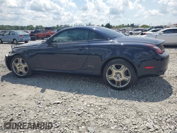 ✅ 2007 Lexus SC 430 • VIN: JTHFN45Y679016032 • Lot: 67599255. Listed on Copart with Not provided. Free auction sales archive from the USA and detailed vehicle history report at DreamBid. Image 2.