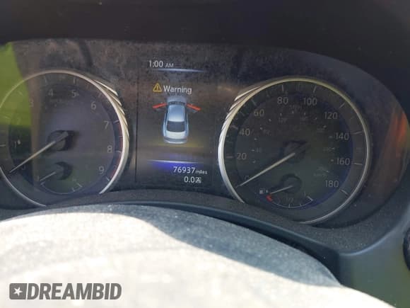 ✅ 2017 Infiniti Q50 Premium • VIN: JN1EV7AR1HM834900 • Lot: 42435638. Listed on IAAI with 76,937 mi. Free auction sales archive from the USA and detailed vehicle history report at DreamBid. Image 7.