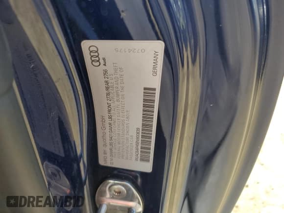 ✅ 2014 Audi RS 5 • VIN: WUAC6AFH5EN900839 • Lot: 87206825. Listed on Copart with 98,134 mi. Free auction sales archive from the USA and detailed vehicle history report at DreamBid. Image 12.