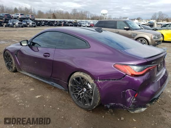 ✅ 2023 BMW M4 Competition xDrive • VIN: WBS43AZ05PCM25295 • Lot: 45448624. Listed on Copart with 6,846 mi. Free auction sales archive from the USA and detailed vehicle history report at DreamBid. Image 2.