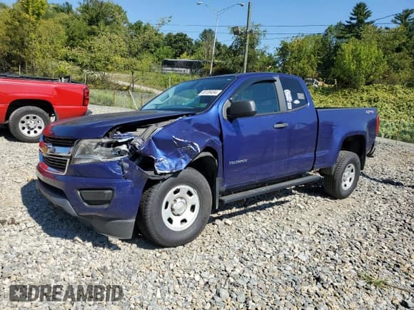 ✅ 2015 Chevrolet Colorado 4WD WT • VIN: 1GCHTAE3XF1196017 • Лот: 69189494. Опубликован ранее на Copart с пробегом 18 051 миль. Бесплатный доступ к архиву аукционных продаж из США и подробный отчёт об истории автомобиля на DreamBid. Изображение 1.