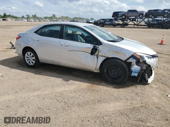 ✅ 2016 Toyota Corolla LE Plus • VIN: 2T1BURHE3GC485591 • Lot: 62523935. Listed on Copart with 32,779 mi. Free auction sales archive from the USA and detailed vehicle history report at DreamBid. Image 4.