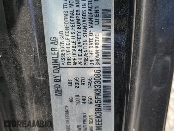 ✅ 2015 Smart fortwo Passion • VIN: WMEEK3BA5FK833086 • Lot: 68665935. Wystawiony na Copart z przebiegiem Nie podano. Bezpłatny archiwum sprzedaży aukcyjnych z USA i szczegółowy raport historii pojazdu na DreamBid. Zdjęcie 13.