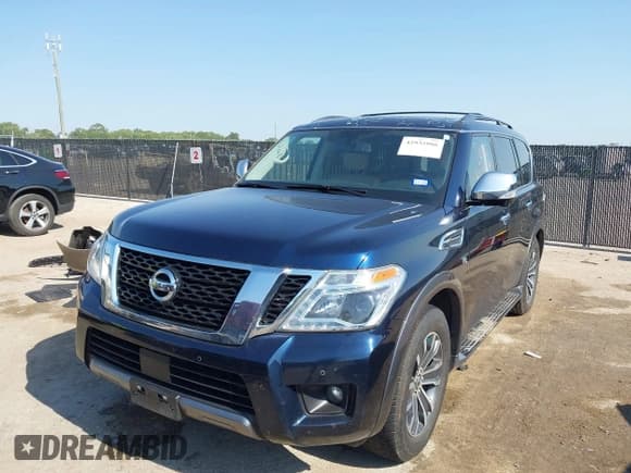 ✅ 2019 Nissan Armada SL • VIN: JN8AY2NC3K9589088 • Lot: 42935986. Listed on IAAI with 103,945 mi. Free auction sales archive from the USA and detailed vehicle history report at DreamBid. Image 2.