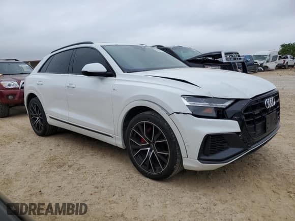 ✅ 2020 Audi Q8 Premium Plus • VIN: WA1EVAF11LD008872 • Lot: 51067075. Listed on Copart with 91,220 mi. Free auction sales archive from the USA and detailed vehicle history report at DreamBid. Image 4.