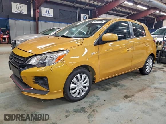 ✅ 2021 Mitsubishi Mirage ES • VIN: ML32AUHJ7MH000730 • Лот: 96207015. Опубликован ранее на Copart с пробегом 80 981 миль. Бесплатный доступ к архиву аукционных продаж из США и подробный отчёт об истории автомобиля на DreamBid. Изображение 1.