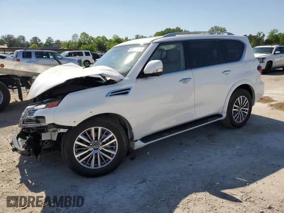 ✅ 2024 Nissan Armada SL • VIN: JN8AY2BA1R9418448 • Lot: 53141175. Listed on Copart with 3,389 mi. Free auction sales archive from the USA and detailed vehicle history report at DreamBid. Image 1.
