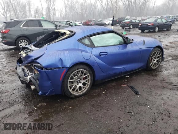 ✅ 2023 Toyota Supra 3.0 • VIN: WZ1DB0G0XPW056246 • Lot: 86441354. Listed on Copart with Not provided. Free auction sales archive from the USA and detailed vehicle history report at DreamBid. Image 3.