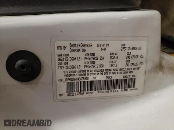 ✅ 2004 Dodge Dakota Sport • VIN: 1D7HG38NX4S635016 • Lot: 85332484. Wystawiony na Copart z przebiegiem 281 187 mil. Bezpłatny archiwum sprzedaży aukcyjnych z USA i szczegółowy raport historii pojazdu na DreamBid. Zdjęcie 12.
