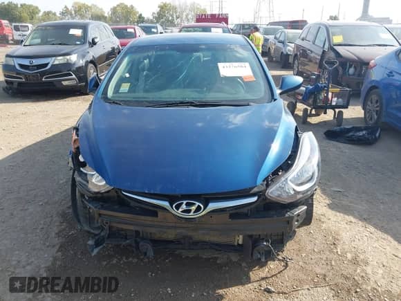 2016 Hyundai Elantra Value Edition with VIN KMHDH4AE0GU480695, listed as a IAAI auction lot 43276584 with 123,743 mi miles and . Bid and sale history available at DreamBid. Image 12.