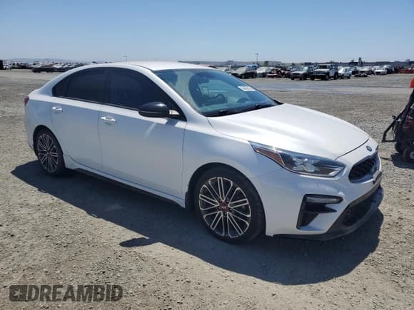 ✅ 2021 Kia Forte GT • VIN: 3KPF44AC2ME319184 • Lot: 64459215. Listed on Copart with 30,604 mi. Free auction sales archive from the USA and detailed vehicle history report at DreamBid. Image 4.