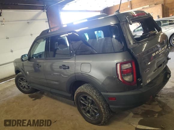 ✅ 2023 Ford Bronco Sport Big Bend • VIN: 3FMCR9B68PRE34777 • Lot: 92242795. Listed on Copart with 32,210 mi. Free auction sales archive from the USA and detailed vehicle history report at DreamBid. Image 2.