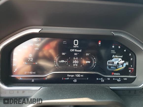 ✅ 2024 GMC Sierra 3500HD AT4 • VIN: 1GT49VEY9RF113488 • Лот: 59950085. Опубликован ранее на Copart с пробегом 21 149 миль. Бесплатный доступ к архиву аукционных продаж из США и подробный отчёт об истории автомобиля на DreamBid. Изображение 9.