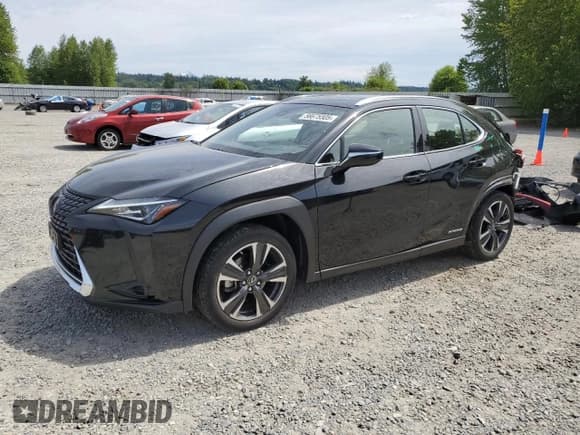 ✅ 2020 Lexus UX 250h • VIN: JTHP9JBH6L2032942 • Lot: 56675505. Wystawiony na Copart z przebiegiem 22 295 mil. Bezpłatny archiwum sprzedaży aukcyjnych z USA i szczegółowy raport historii pojazdu na DreamBid. Zdjęcie 1.